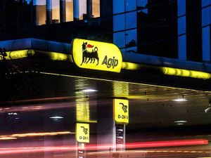 Znak stacji paliw Eni