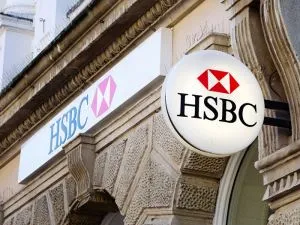HSBC Bank Outlets Signs