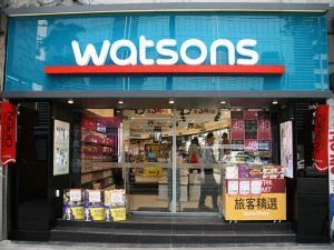 Sklep sprzedaje Watsons szyld