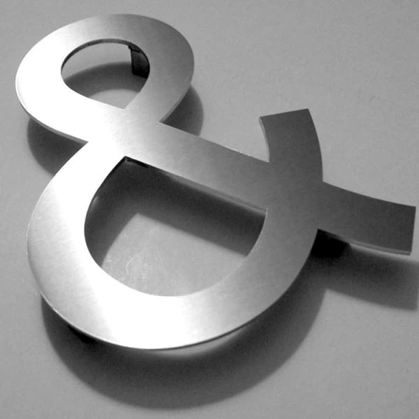 Akrylowy 3d Led znak litery alfabetu